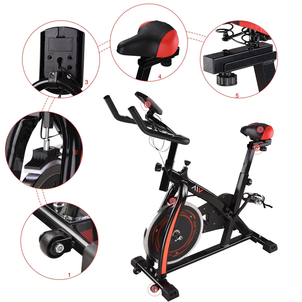 Foldable Stationary Upright Exercise Bike L934