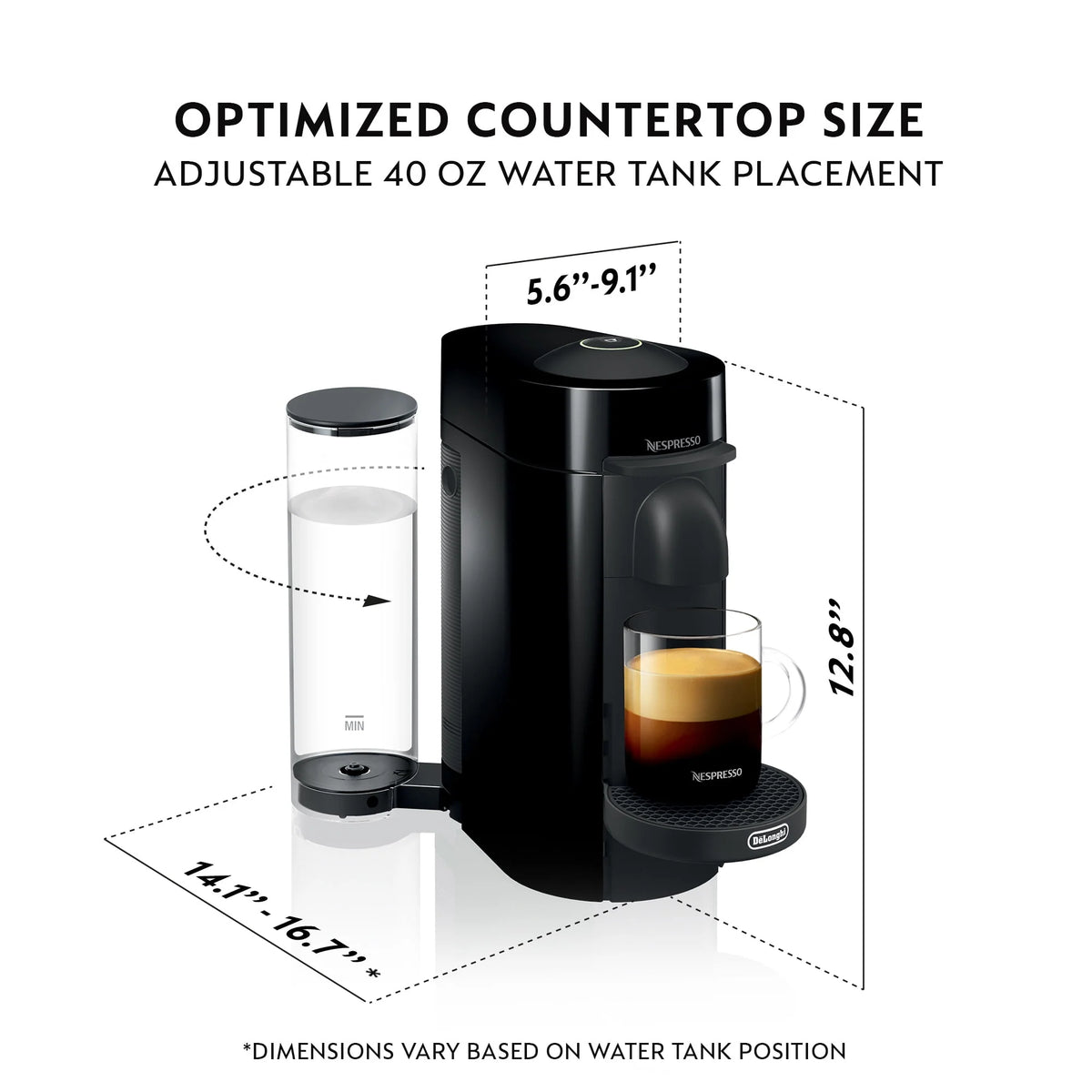 Black Coffee and Espresso Maker U17812
