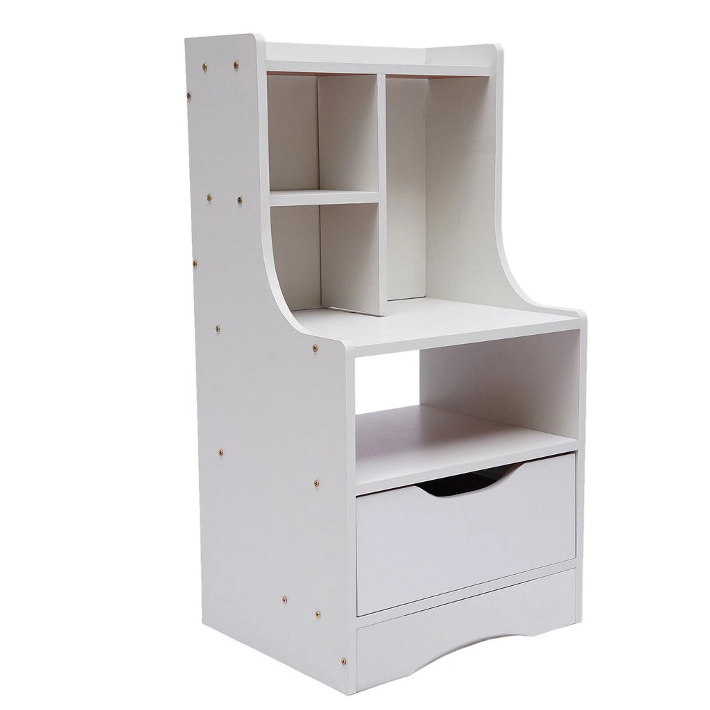 Wooden Nightstand with Drawer D105