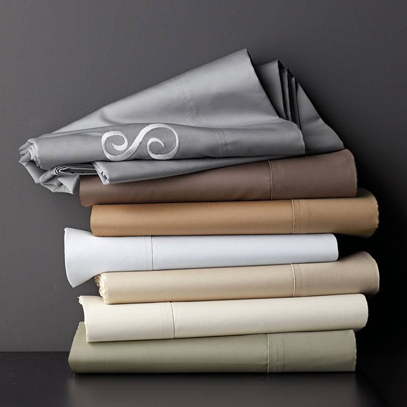 Midnight Blue 450 Thread Count Supima Cotton Sateen California King Deep Pocket Sheet P132584