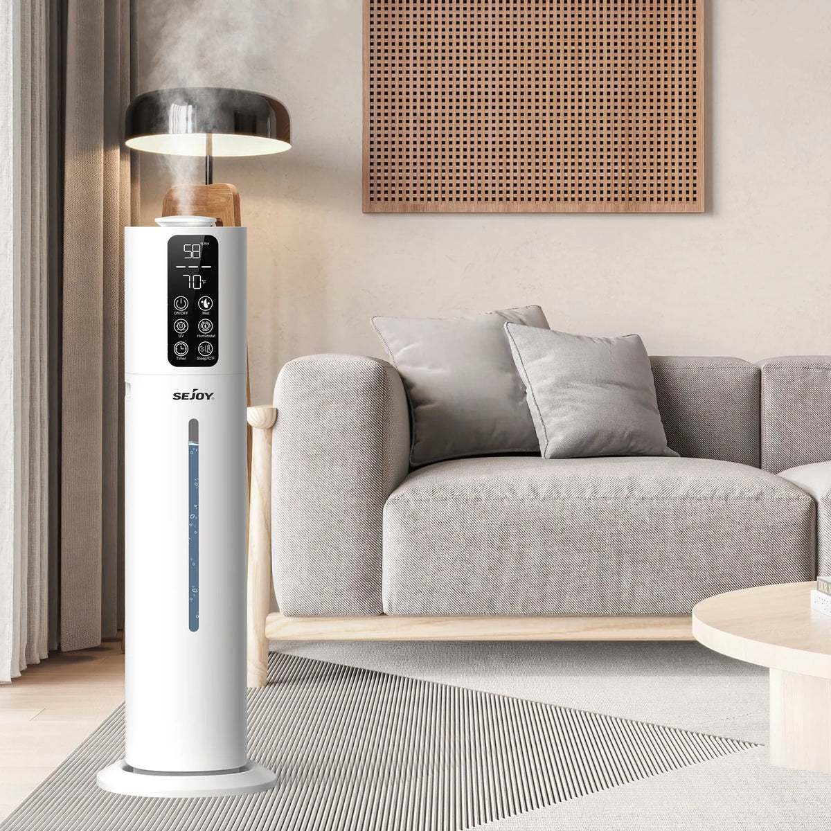 8L Top Fill Ultrasonic Floor Humidifier I189
