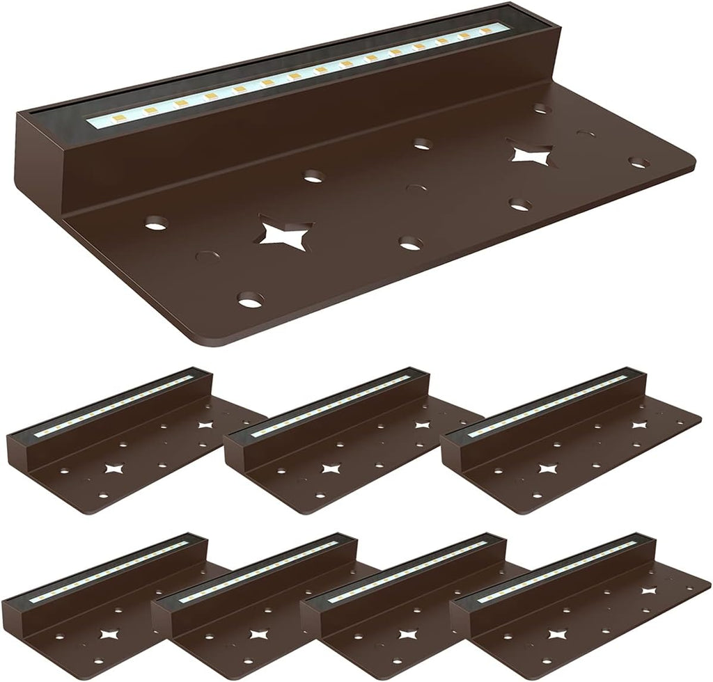8-Pack 7 Inch 4W LED Hardscape Paver Light, IP65 Waterproof, Soft White 2700K A532879