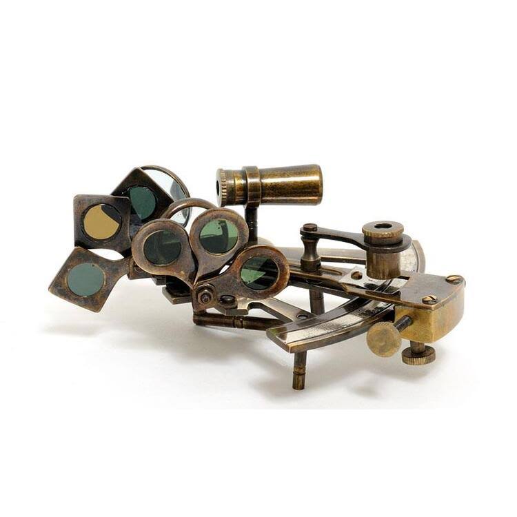 Nautical Sextant in Wood Box S866
