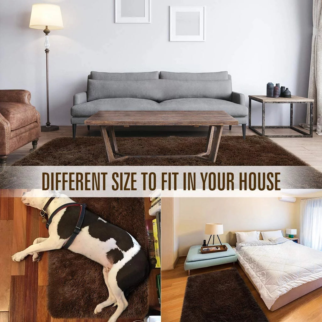 Fluffy Shag Rug 6'x9' V351667