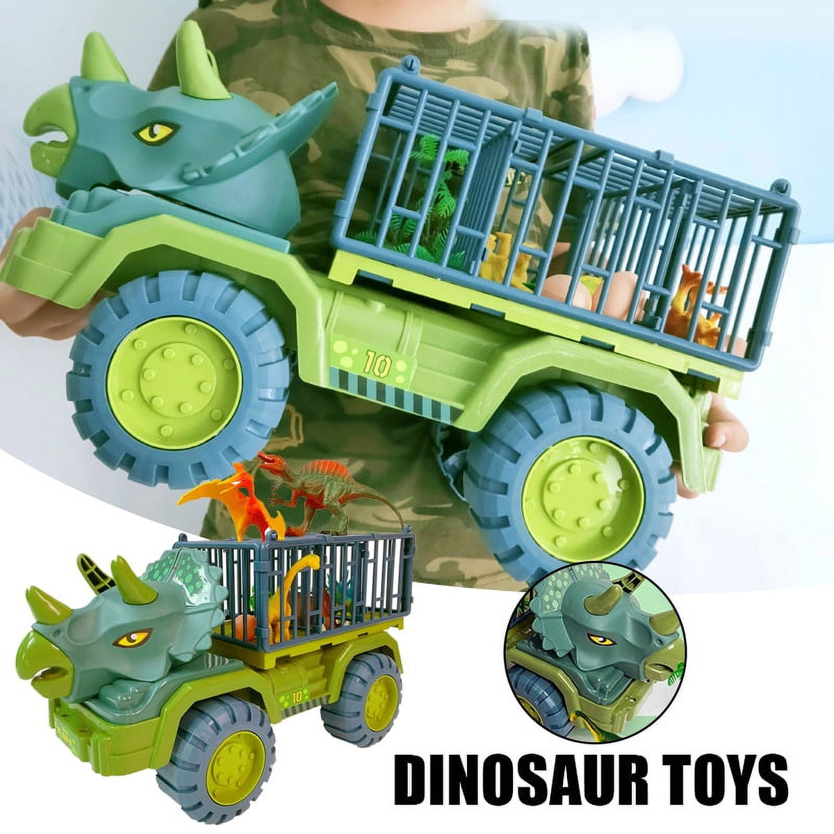 Large Dinosaur Carrier Truck Toys N3149