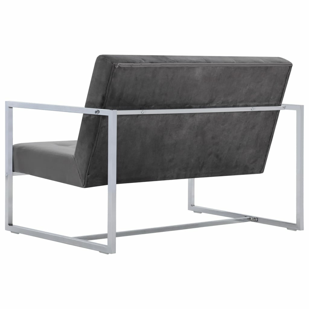 2-Seater Sofa Dark Gray T5959