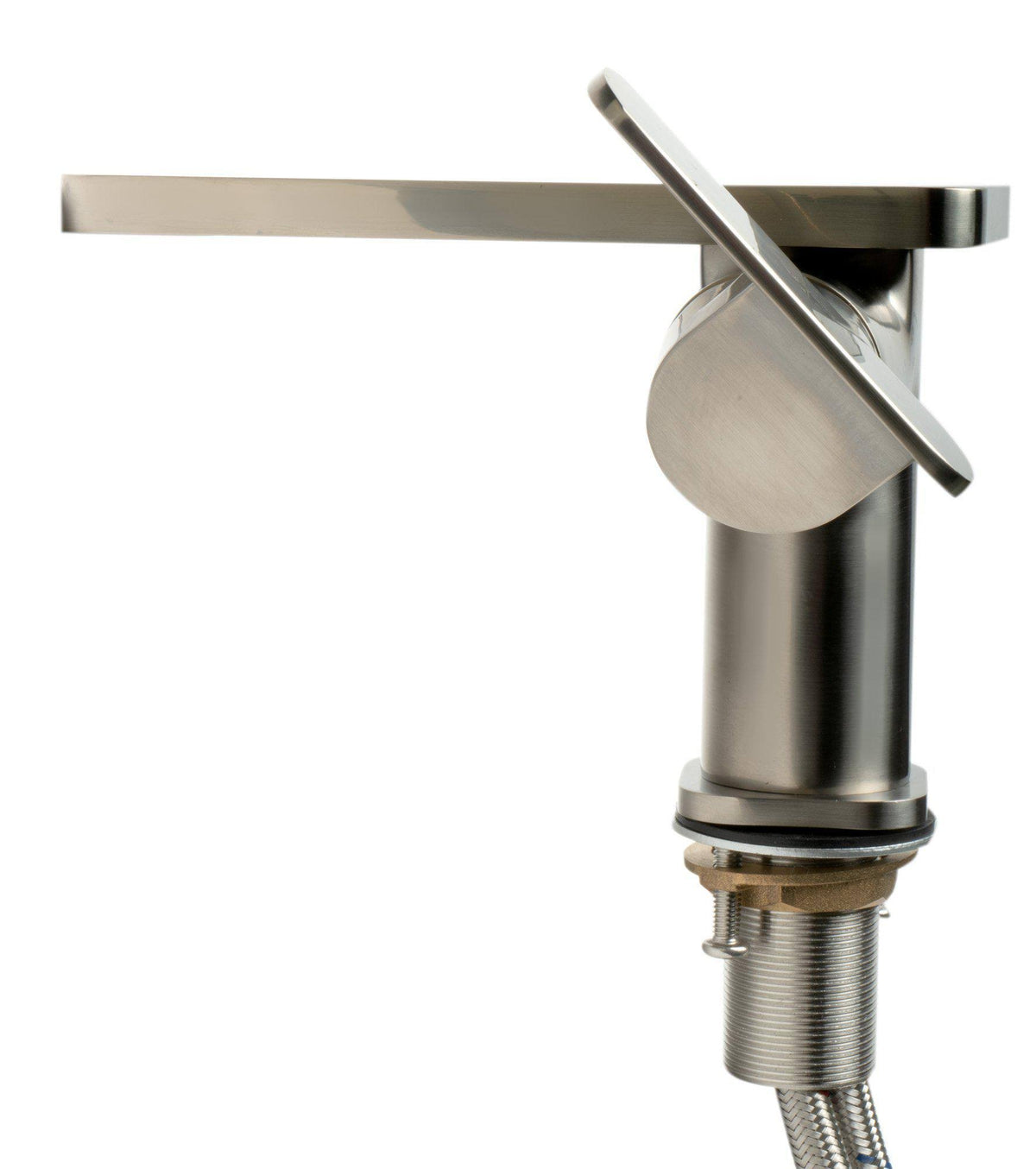 Brushed Nickel Single-Lever Bathroom Faucet O96415