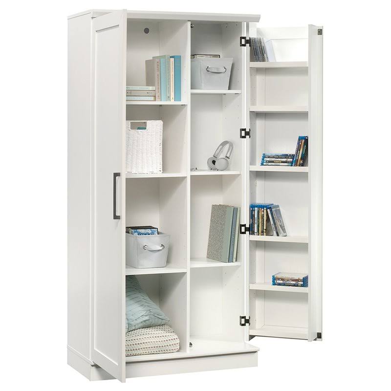 White Storage Cabinet V7439