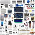 Mega2560 LCD1602 Servo Stepper Motor Sensors Breadboard Jumper Wire Resistor Capacitor Transistor STEM Electronic Projects Starter Kit C890