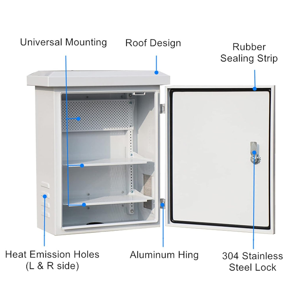 Outdoor Stainless Steel Junction Box IP55 with Mounting Plate X77842
