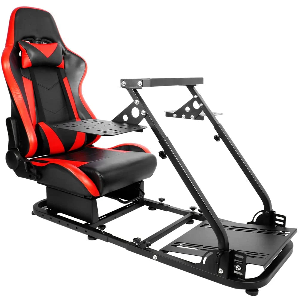 Racing Flight Sim Cockpit with Gaming Seat X61355