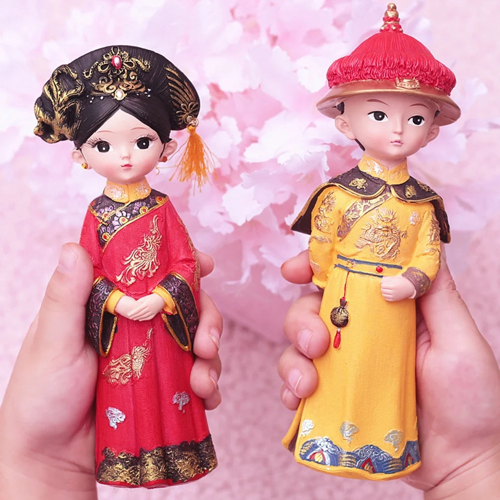Emperor Resin Doll Figurine Ornament A900