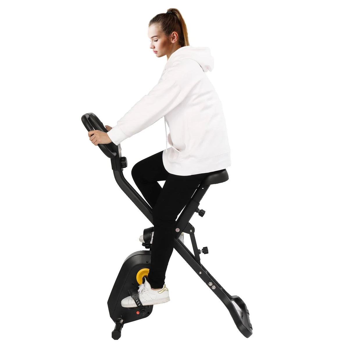 Folding Magnetic Stationary Exercise Bike L3438
