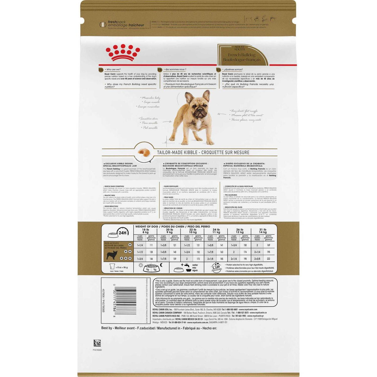 Adult Bulldog Dry Dog Food H4928