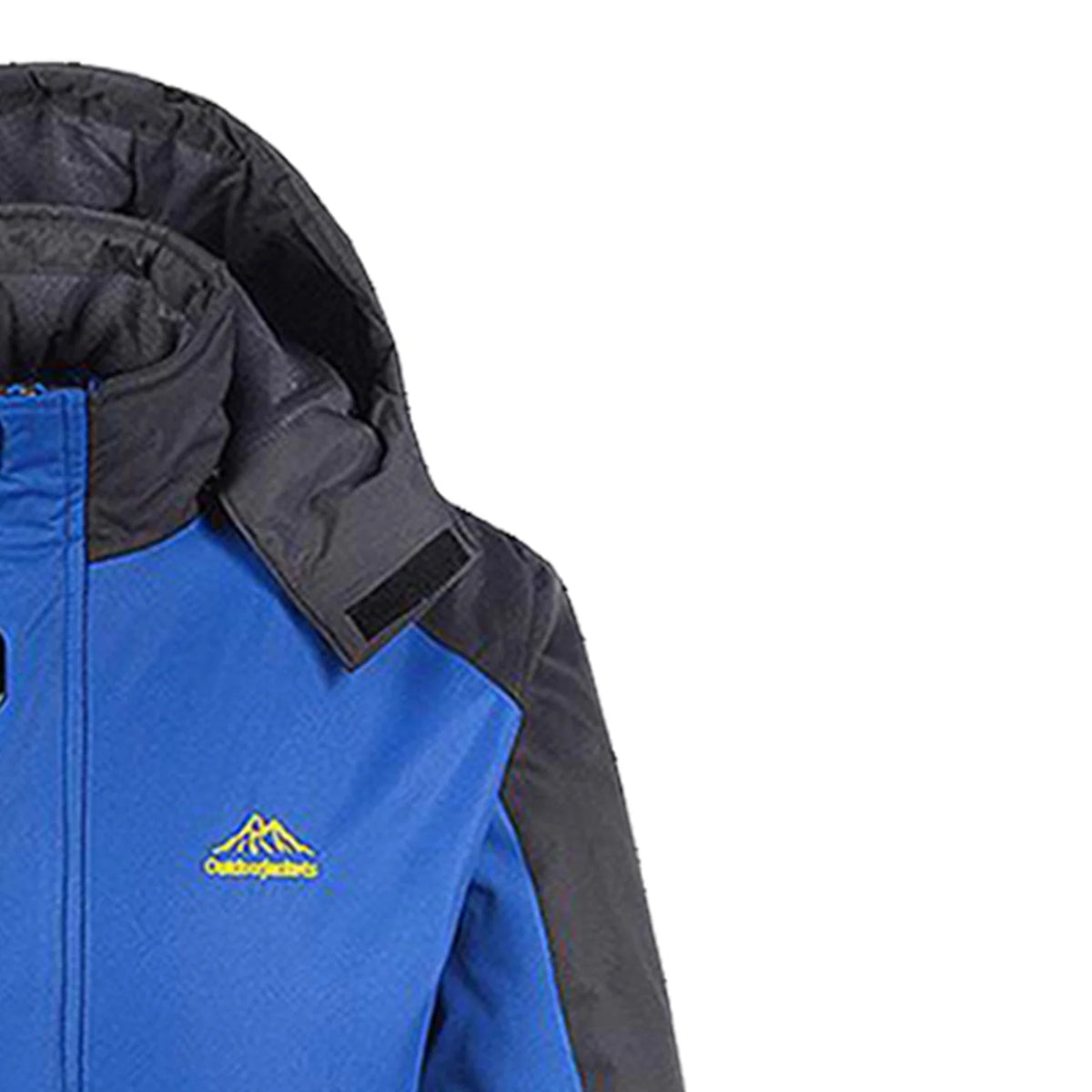 Blue Waterproof Ski Jacket with Removable Hood K266653