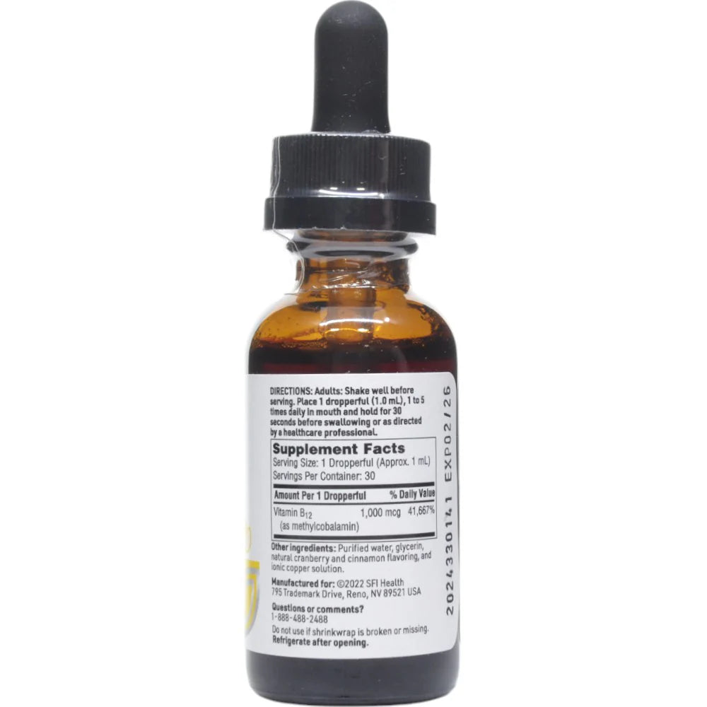 B12 Liquid Methylcobalamin 1 mg D1424