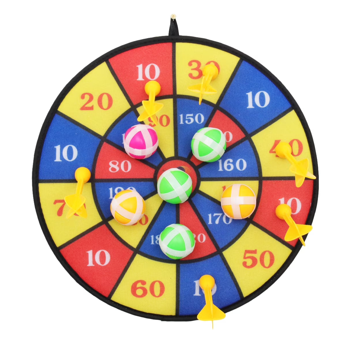 Flocking Dart Board with 4pcs Darts Dartboard Set S91579