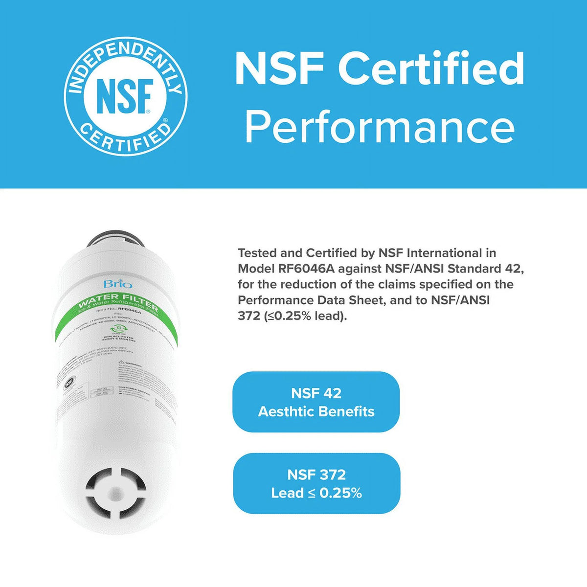 Refrigerator Water Filter Replacement 3 Pack H51572