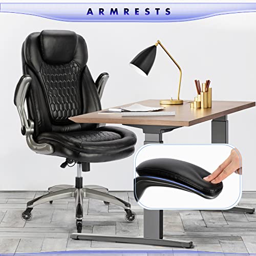 Black High Back Leather Executive Office Chair M59921