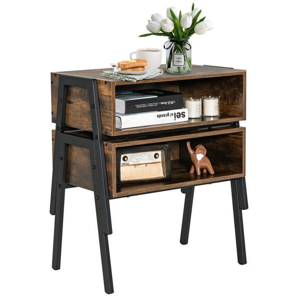 2 Pieces Stackable Night Stand J360052