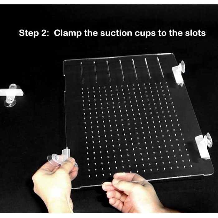 Acrylic Aquarium Divider Kit with Suction Cups N579