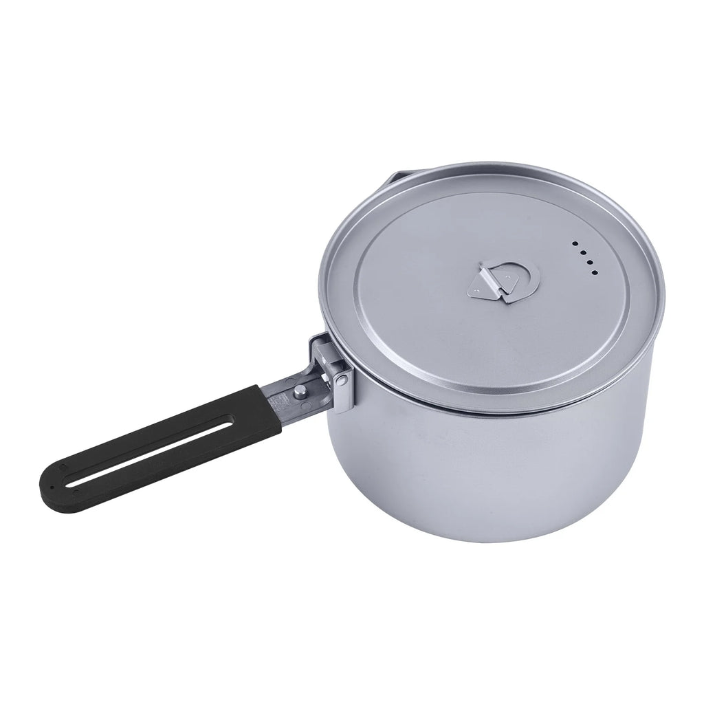 Camping Soup Pot with Lid, 2L Portable Cooking Stock Pot Z5641