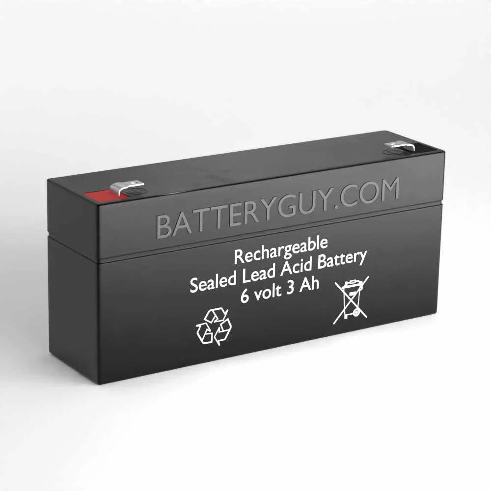 6V 3.0AH Rechargeable Batteries F3689