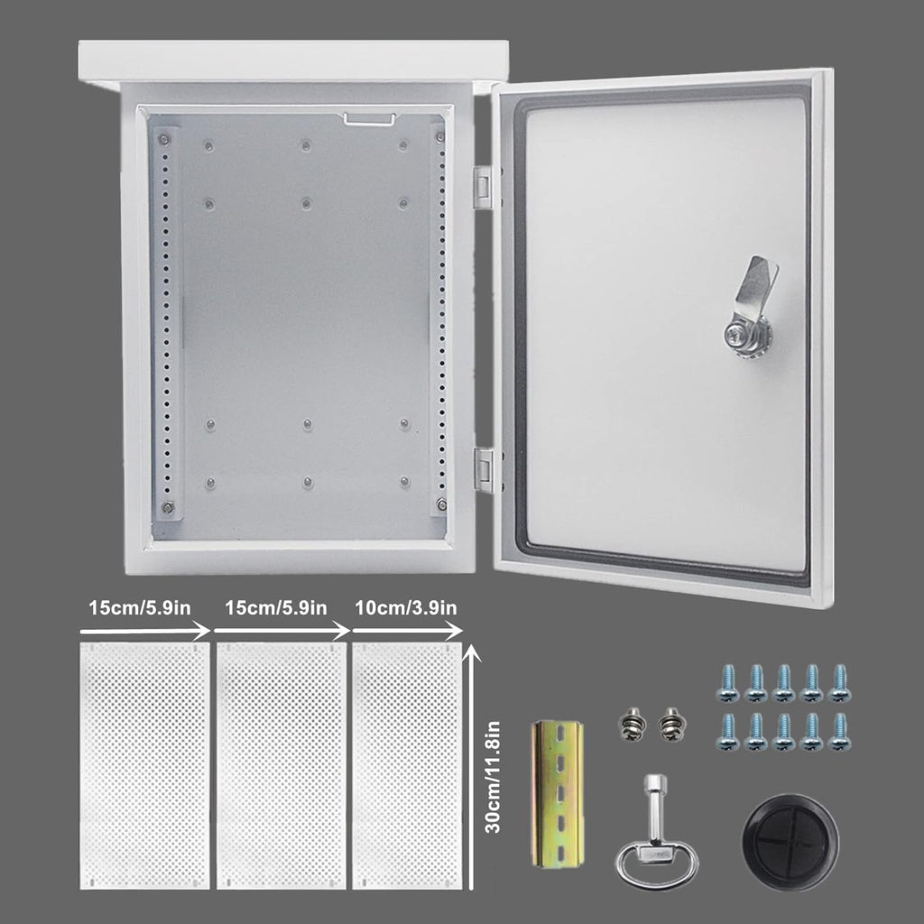 Outdoor Stainless Steel Junction Box IP55 with Mounting Plate X77842