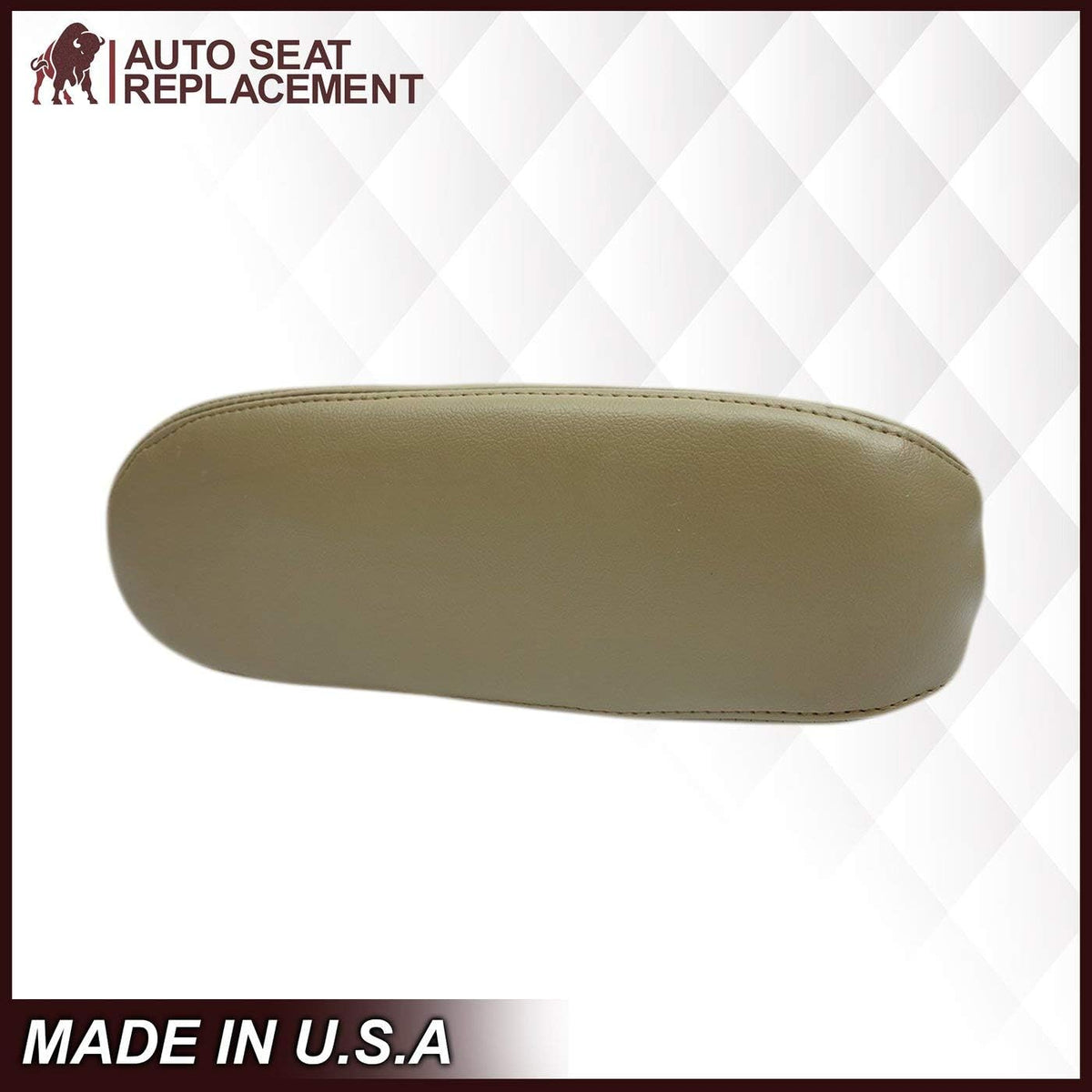 Leather Seat Cover for Ford F250 F350 in Medium Parchment Tan Driver & Passenger N328