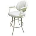 34x22 Vinyl Upholstered Swivel Tilt Extra Tall Bar Stool in Beige A11060