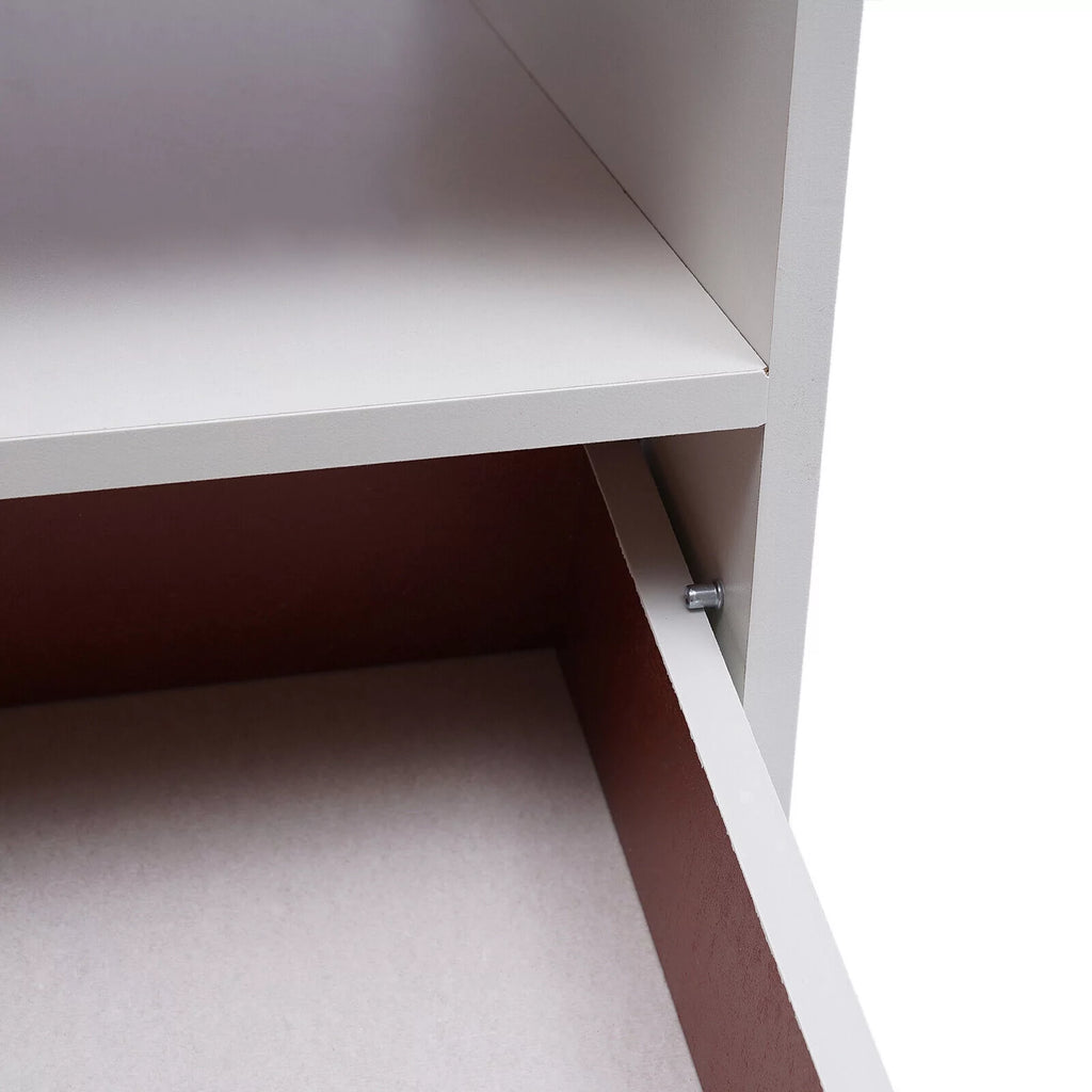 Wooden Nightstand with Drawer D105