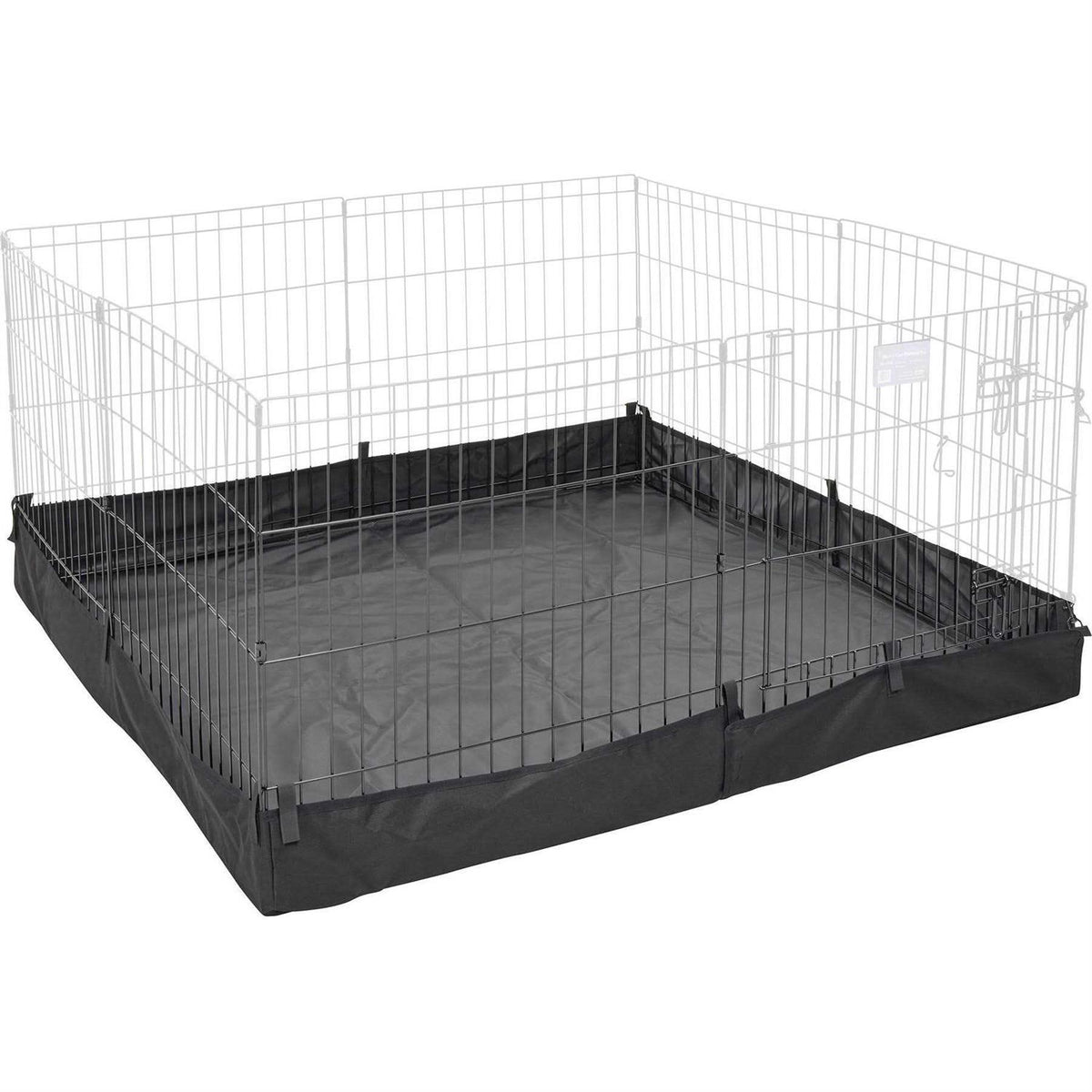 Square Exercise Pen Solid Fabric Bottom U6108