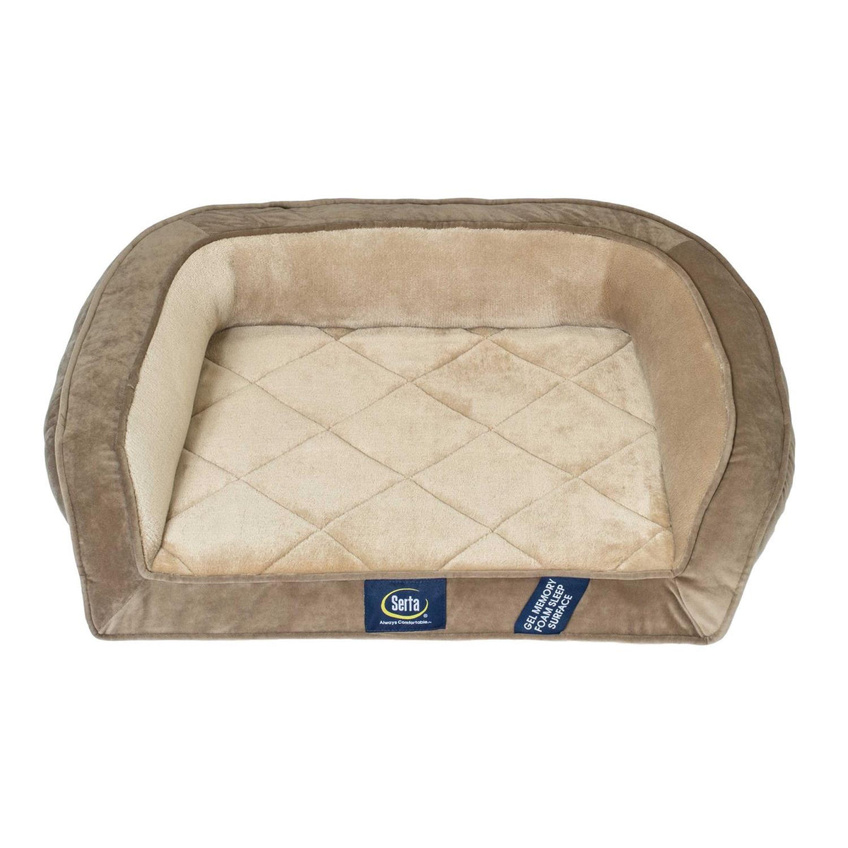 Gel Memory Foam Quilted Dog Bed R9076