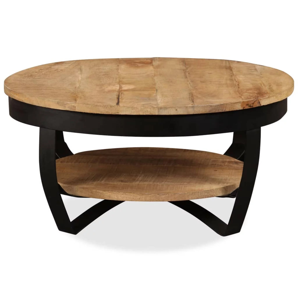 Solid Rough Mango Wood Coffee Table J9467