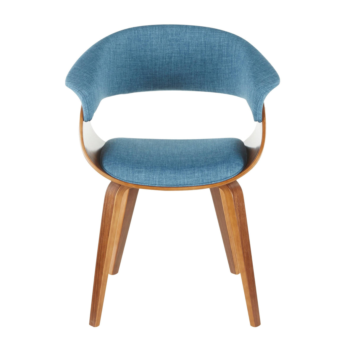 Cream Fabric Zebra Wood Dining Accent Chair Z431626