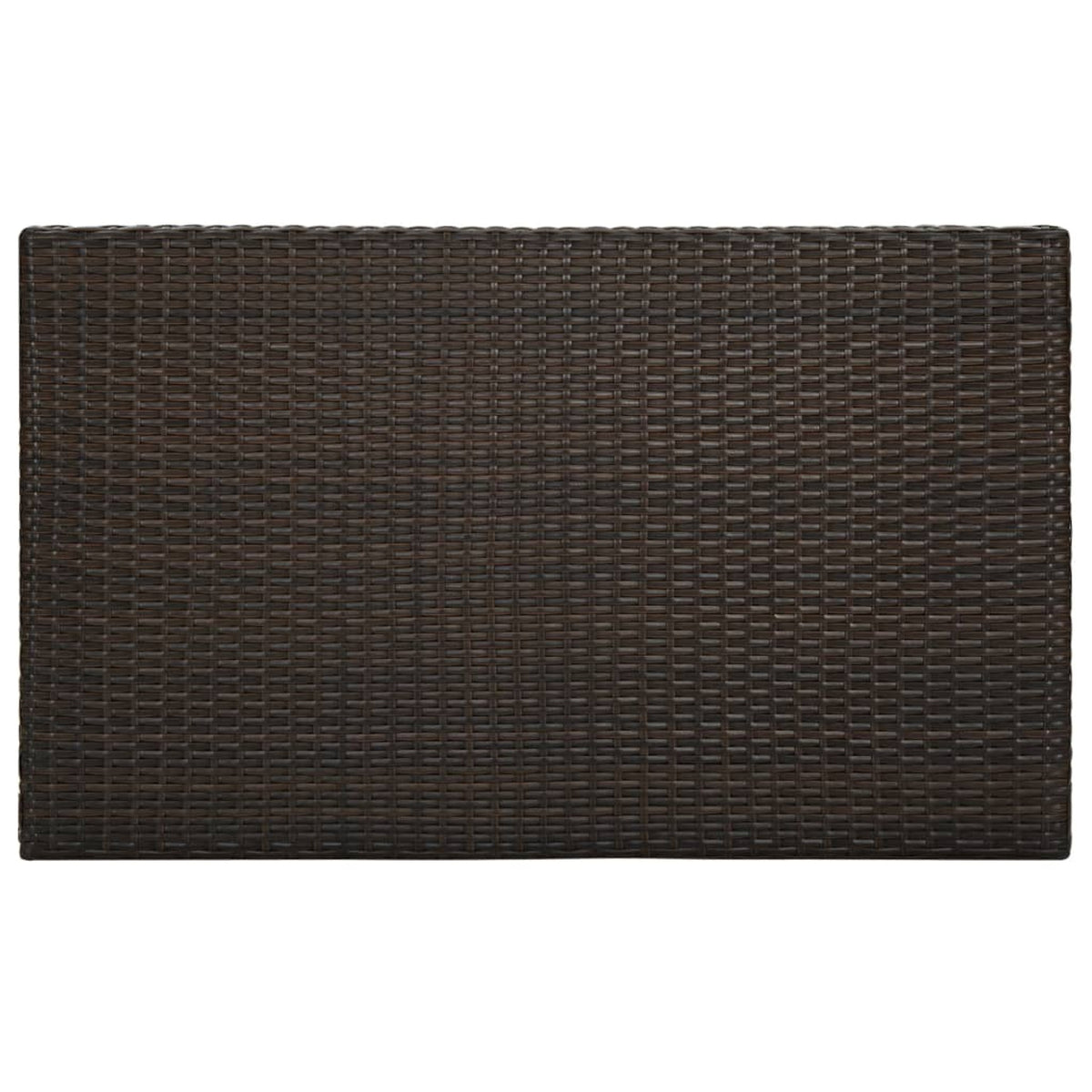 Brown Poly Rattan Patio Bar Table T908