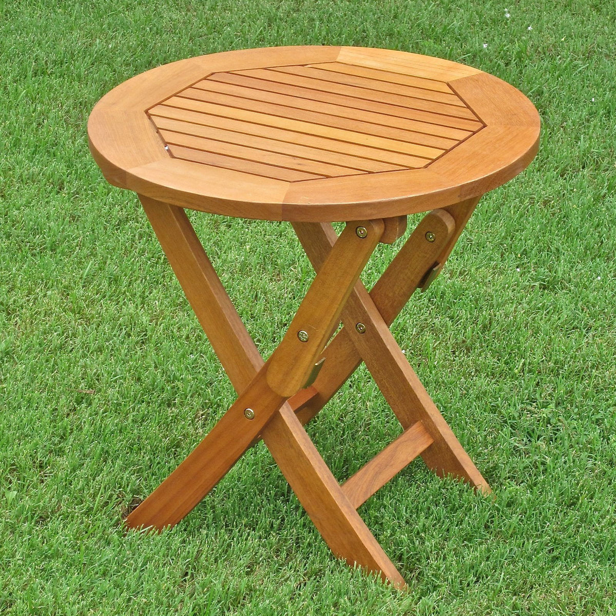Round Wood Folding Table P40319