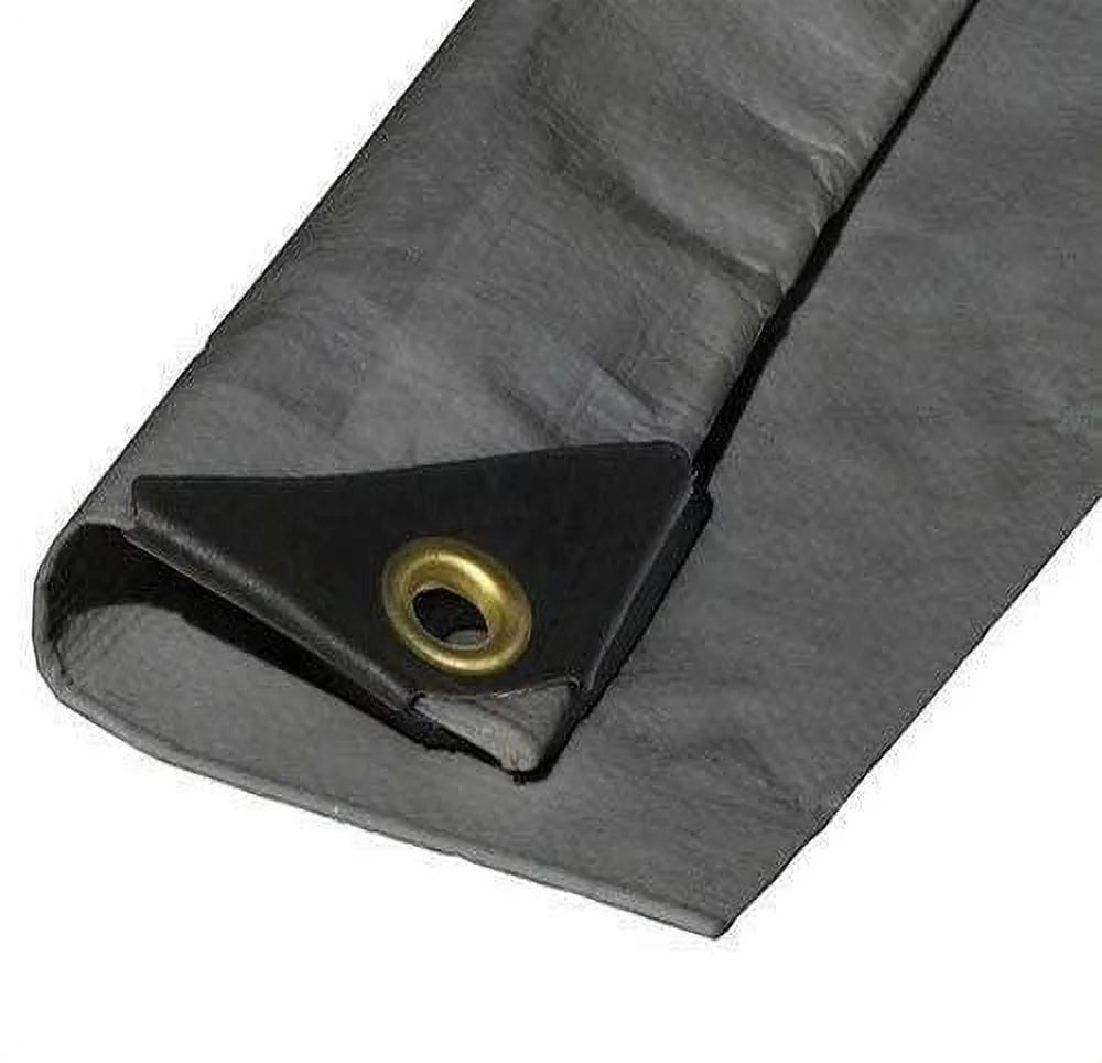 16'X30' Extra Heavy Duty 12 mil Silver Tarp 3 Ply Coated Reinforced Canopy 6 oz 3 Layer I17611