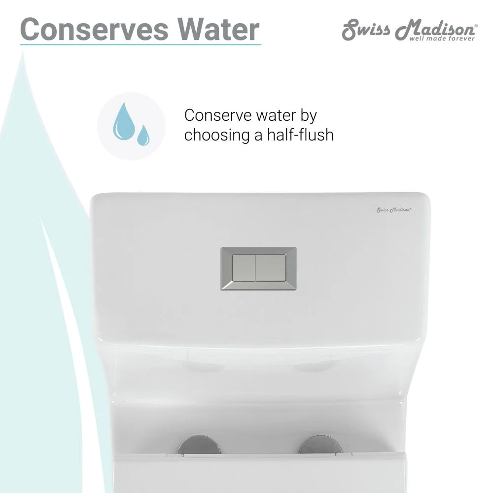 One-Piece Elongated Dual-Flush Toilet R867011