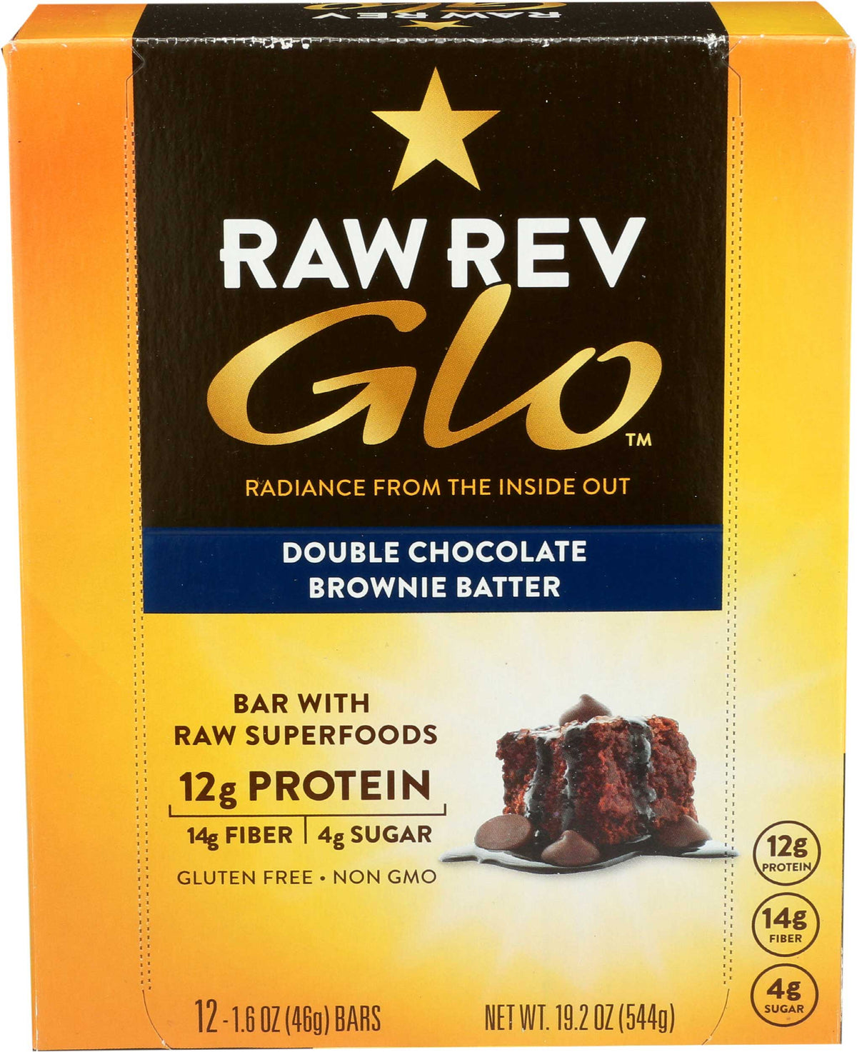 12 Pc Double Chocolate Brownie Batter Protein Bar J586111