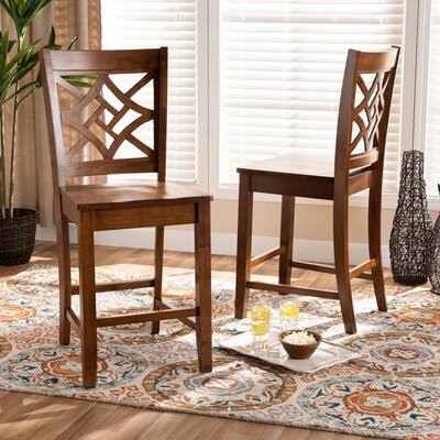 Walnut Brown Counter Stool T4239