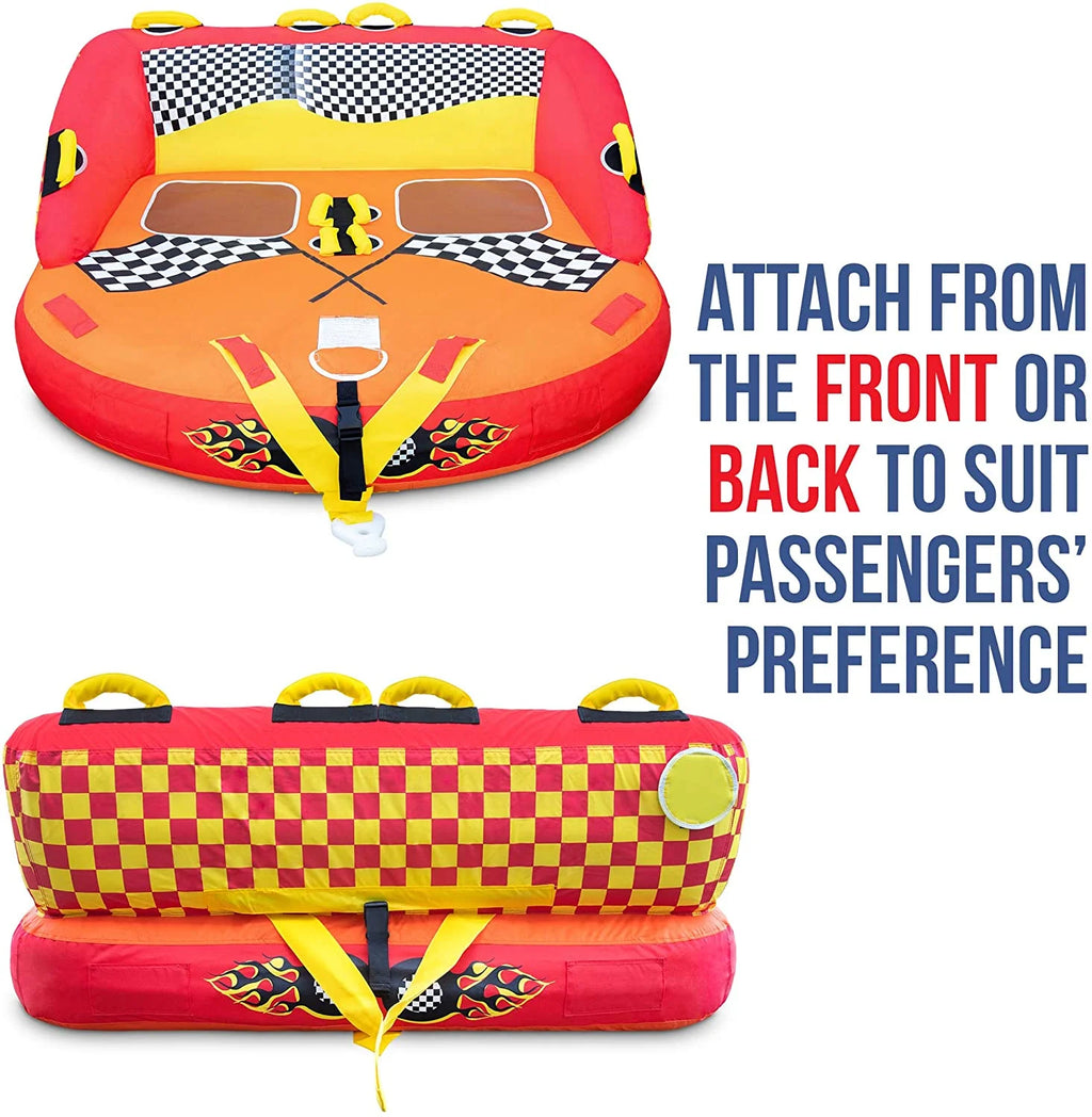 Red Towable Water Tube, 2 Seats M8029
