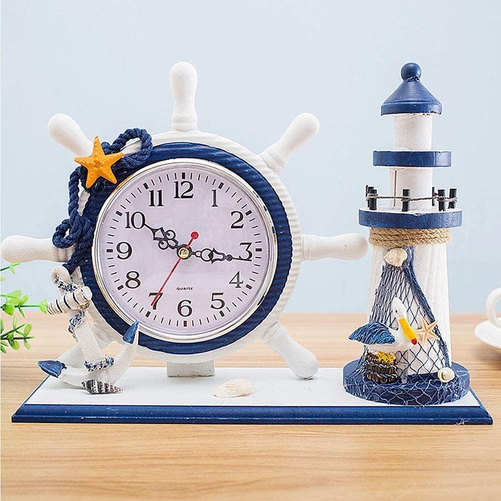 Solid Wood Nautical Mantle Clock V272717