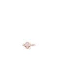 Rose Gold White Mother-of-Pearl Diamond Ring L6954