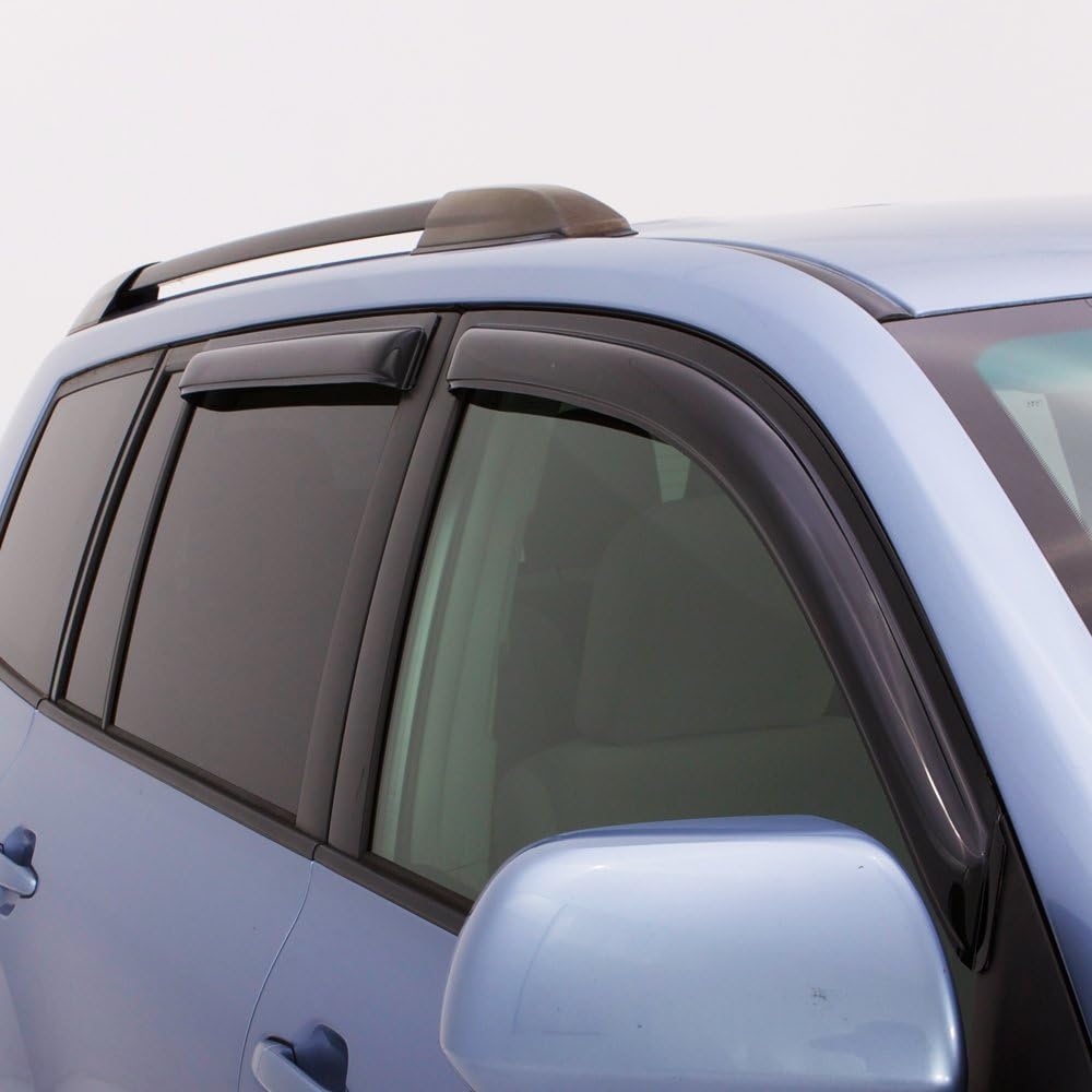 4-Piece Dark Smoke Side Window Deflector A47448