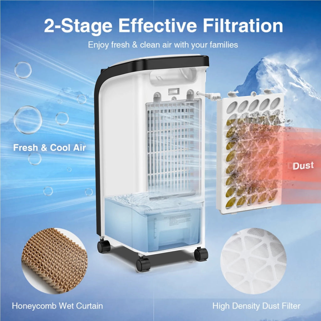 Portable Evaporative Air Cooler Fan with Remote Control S39527