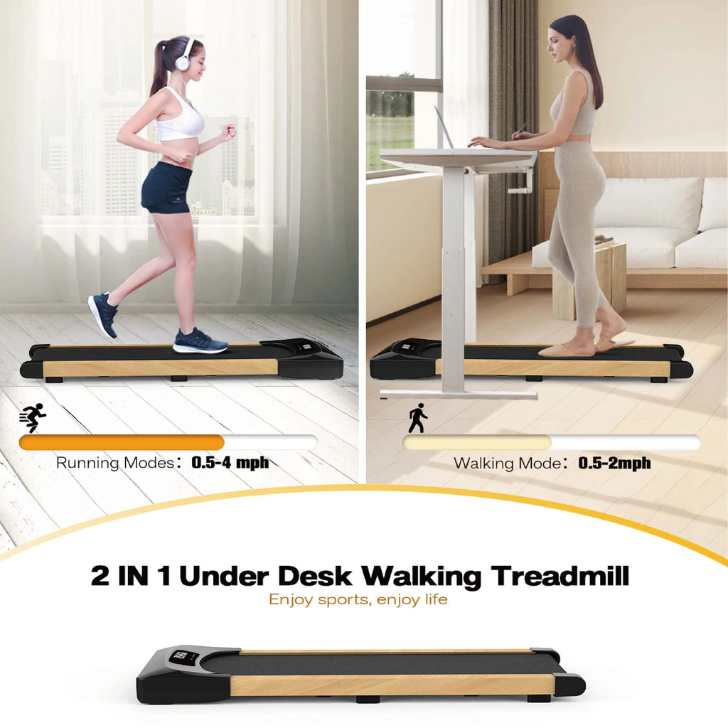 Under Desk Treadmill 245 lb Capacity 4 mph R72575