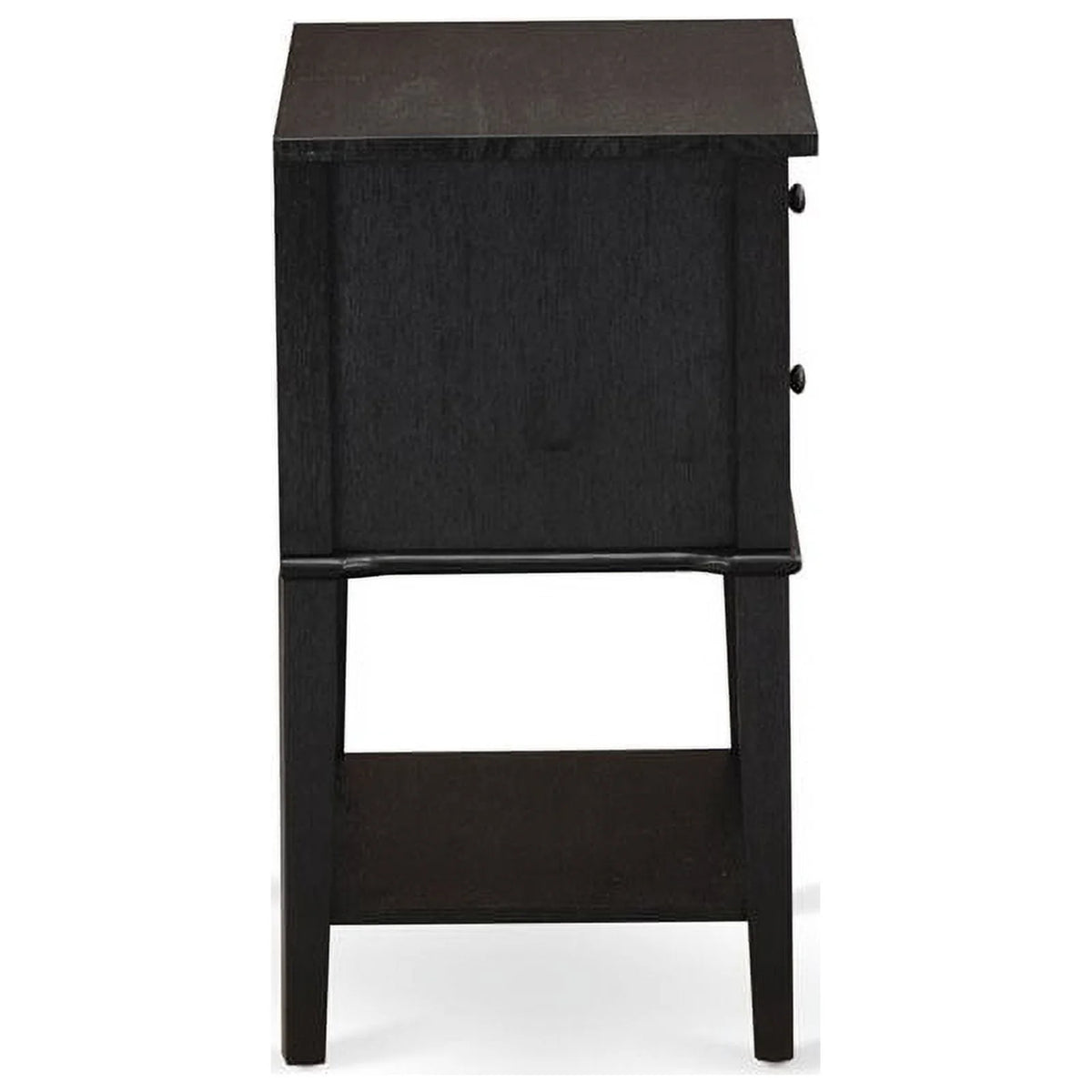 16" Wood Nightstand with 2 Drawers H883