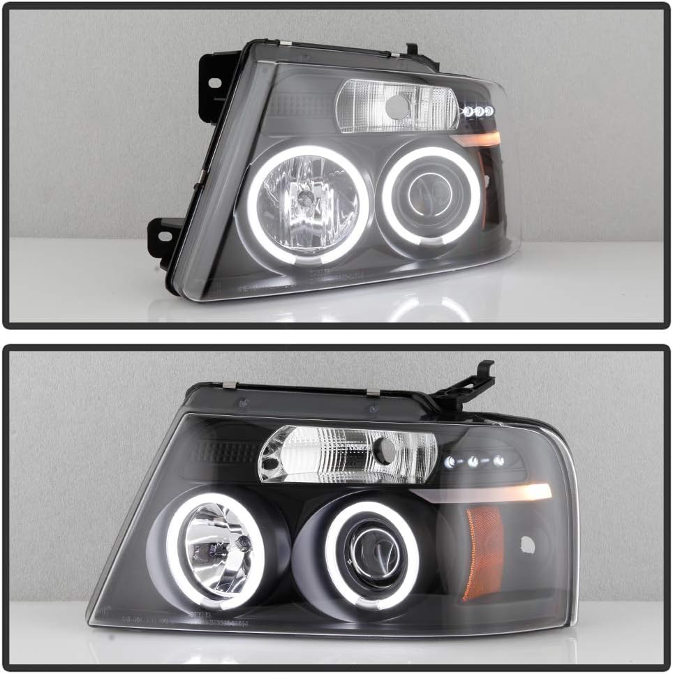 Black Housing Projector Headlights D99563