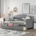 Convertible Chair Bed Modern Sofa Bed Double Wooden (Espresso) K830